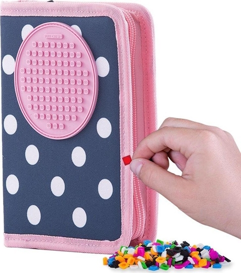 Picture of Piórnik Cass film Piórnik szkolny na suwak z róowym panelem