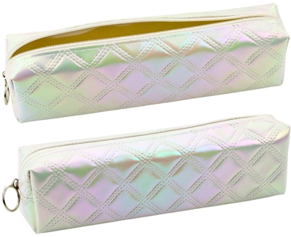 Attēls no Piórnik Szkolny Organizer Toczony Wzór Biay Perowy 21x6cm LEAN