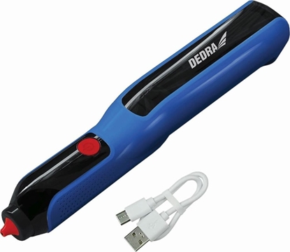 Изображение Pistolet do kleju Dedra Pistolet do kleju na gorco 4V 2,0Ah, 7-8mm, bezprzew. USB