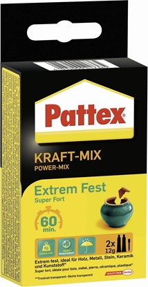 Attēls no Pistolet do kleju Pattex Pattex Zweikomponenten-Kleber Kraft-Mix,2 ST x 12 g