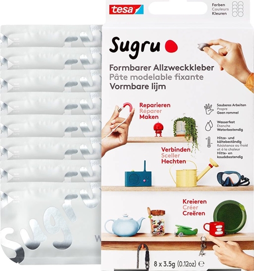 Picture of Pistolet do kleju Tesa tesa Sugru formbarer Allzweckkleber 8er Weiss