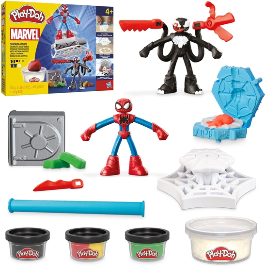 Picture of Play-Doh Marvel Spider-Man Launch & Slice Playset