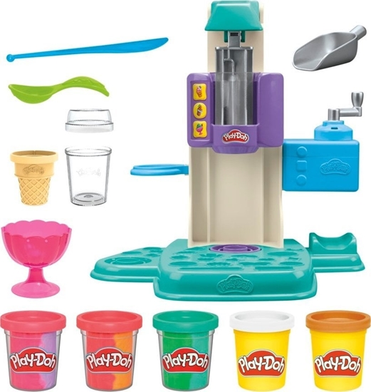 Изображение Play-Doh PLAY-DOH playset rainbow swirl ice cream