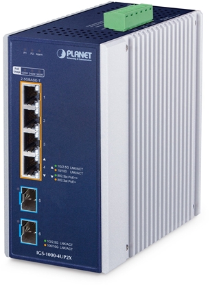 Picture of Planet Industrial 4-Port PoE++ Switch  IGS-1000-4UP2X