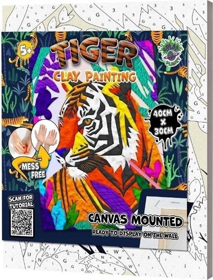 Picture of Planet Zestaw do wyklejania plastelin± - Tygrys