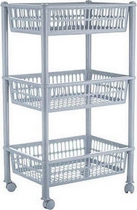 Picture of Plast Team Rega na kókach Jumbo Eco 3-poziomowy srebrny