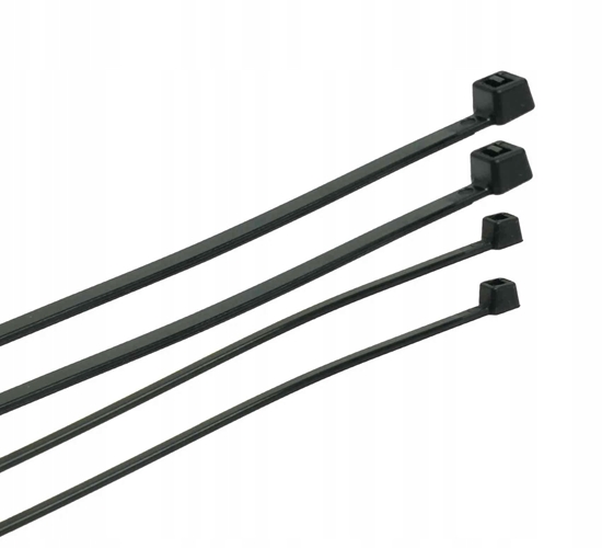 Picture of PLASTROL OPASKA PLASTIKOWA CZARNA 3,6 x 300mm 100szt.