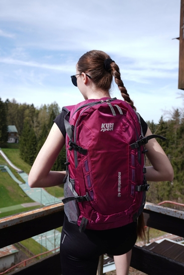 Picture of Plecak Turystyczny Sportowy Damski Duy Róowy Solidny KUBISPORT 40 L