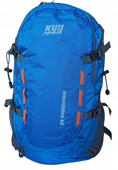 Picture of Plecak Turystyczny Sportowy Damski Mski Niebieski Solidny KUBISPORT 40 L