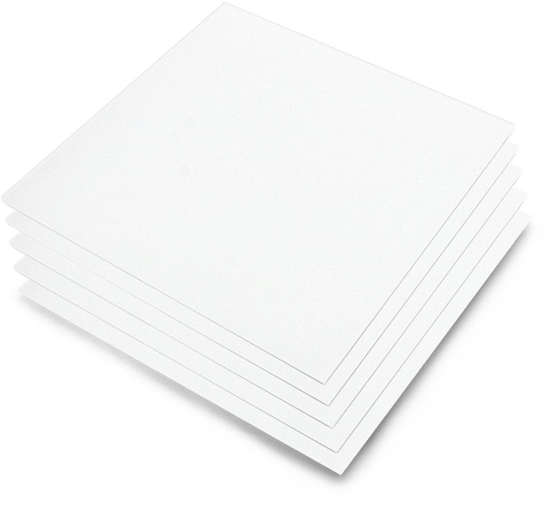 Picture of Plexi mroona satynowa - biaa - 3mm - 200x200mm - 5szt.}