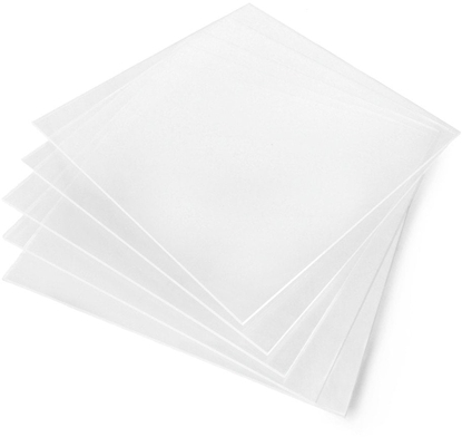 Attēls no Plexi przeroczysta wylewana - 3mm - 200x200mm - 5szt.}