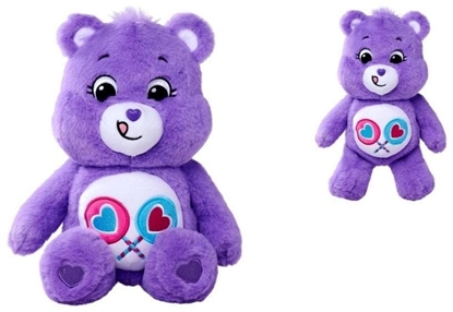 Attēls no PLUSZAK TROSKLIWE MISIE 35CM MISKA FIOLET SIMBA