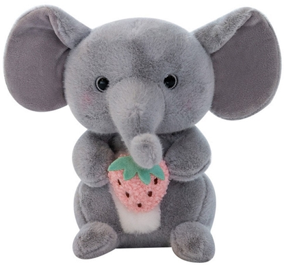 Picture of Pluszowa Maskotka Przytulanka So Z Truskawk Szary 23cm