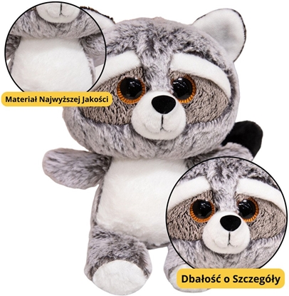 Picture of Pluszowa Maskotka Przytulanka Szop Due Oczy 22cm