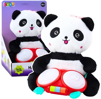 Attēls no Pluszowa Panda Z Bbenkami Maskotka Przytulanka wiata Dwiki
