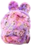 Attēls no Pluszowy Plecak Uszy Zote Gwiazdki Dziecicy Fioletowo Róowy LEAN