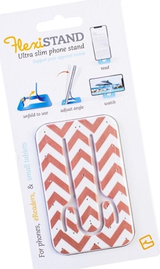 Picture of Podstawka Thinking Gifts FlexiStand podstawka pod telefon - Rose Gold Chevr