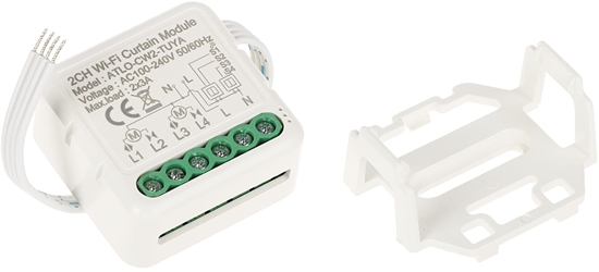 Picture of PODWÓJNY INTELIGENTNY STEROWNIK ROLET ATLO-CW2-TUYA Wi-Fi, Tuya Smart