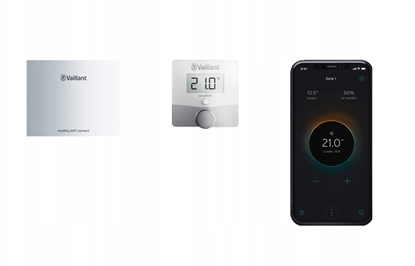 Attēls no Pogodowy regulator internetowy dla 1 obiegu grzewczego z termostatem radiowym