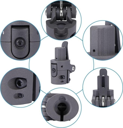 Attēls no Poindus Plastic pole base with metal