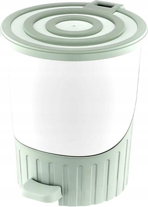 Picture of Pojemnik z pedaem 8 l "RAINBOW PASTEL" 280x230x275 mm