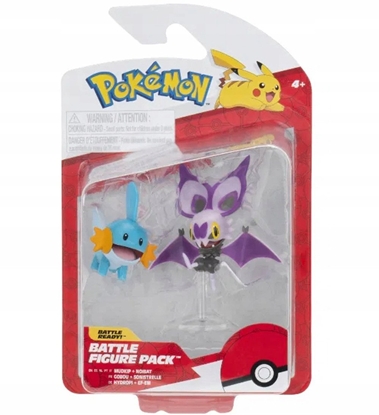Picture of POKEMON BATTLE FIGURE NOIBAT AND MUDKIP
