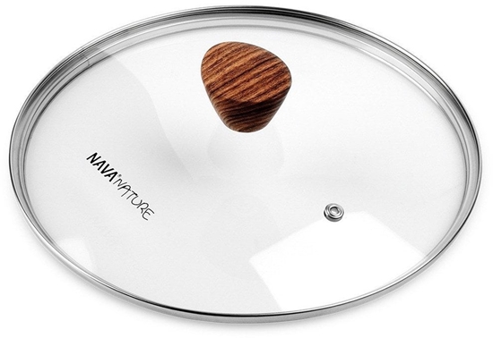 Picture of Pokrywka Szklana do Garnka Patelni aroodporna Okrga NAVA 24 cm