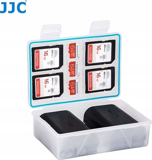 Picture of Pokrowiec JJC Pudeko Futera Bateria / Akumulator + Karty Pamici Sd / Microsd - Xl