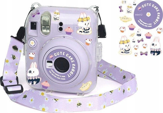 Picture of Pokrowiec LoveInstant Futera Etui Case Pokrowiec Do Fujifilm Instax Mini 12 + Naklejki / Sodki Królik
