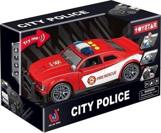 Picture of Policja 23cm czerwona ze wiatem i dwikiem