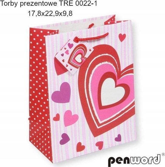 Изображение Polsirhurt Torebka prezentowa 17.8x22.9x9.8cm MIX