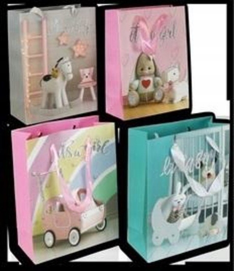 Изображение Polsirhurt Torebka prezentowa 26x32x10cm MIX