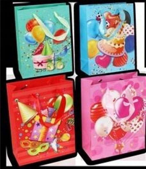 Изображение Polsirhurt Torebka prezentowa 30x39x12cm MIX