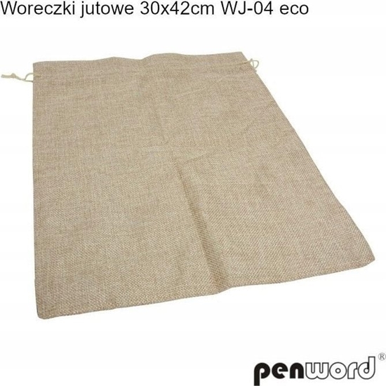 Изображение Polsirhurt Woreczek jutowy na chleb 30x42cm eco WJ-04