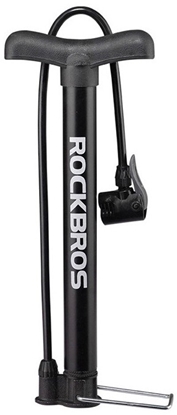 Picture of Pompka rowerowa podogowa 120psi / 8bar kocówki do piek materacy - czarna Pompka rowerowa podogowa 120psi / 8bar kocówki do piek materacy - czarna