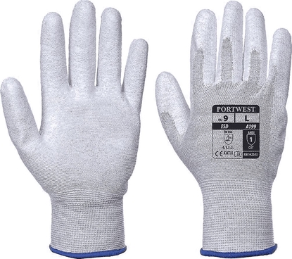 Изображение Portwest rkawice antystatyczne pokrywane PU rozmiar M (PP0562)
