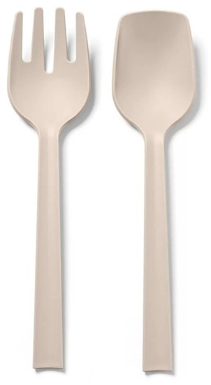 Изображение POSATE Zestaw sztuców serwisowych szaro-beowy