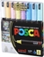 Picture of Posca Posca - PC1MR - Extra Fine Tip Pen - Soft Colors, 8 pc /Arts and Crafts /Multi