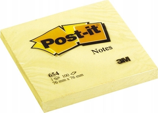Picture of Post-it BLOCZEK SAMOPRZYLEPNY POST-IT, ÓTY, 100 KARTEK, 76X76 MM XX-0048-05550