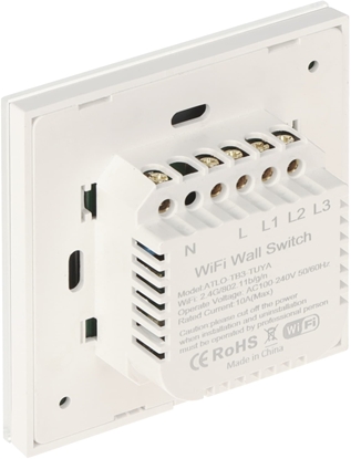 Picture of POTRÓJNY INTELIGENTNY DOTYKOWY PRZECZNIK WIATA ATLO-TB3-TUYA Wi-Fi, Tuya Smart