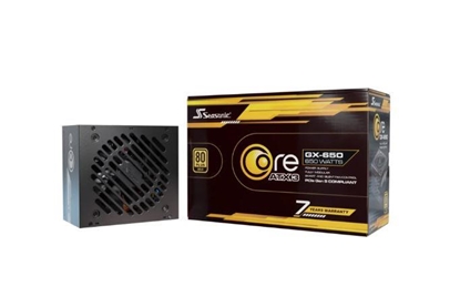 Picture of Power Supply|SEASONIC|CORE GX ATX 3.1|650 Watts|Efficiency 80 PLUS GOLD|MTBF 100000 hours|COREGX-650