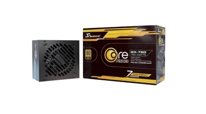 Picture of Power Supply|SEASONIC|CORE GX ATX 3.1|750 Watts|Efficiency 80 PLUS GOLD|MTBF 100000 hours|COREGX-750