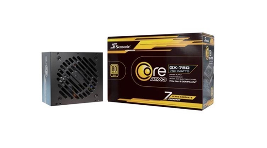 Picture of Power Supply|SEASONIC|CORE GX ATX 3.1|750 Watts|Efficiency 80 PLUS GOLD|MTBF 100000 hours|COREGX-750