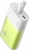 Изображение Baseus Baseus Popsicle 5200mAh 20W Powerbank with Built-in Lightning Cable (+ White Baseus Simple USB-C - USB-C 60W/20V/3A/30cm Cable) - White-Green