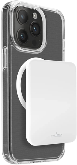 Изображение Powerbank Puro Slim Power Mag 4200mAh z MagSafe USB-C - biay