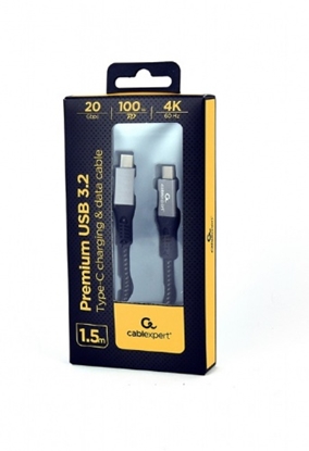 Изображение Premium USB 3.2 Gen. 2x2 Type-C charging & data cable, 20 Gbps, 100 W, 1.5 m
