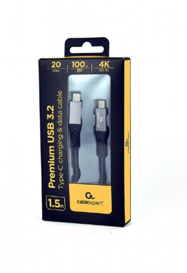 Изображение Premium USB 3.2 Gen. 2x2 Type-C charging & data cable, 20 Gbps, 100 W, 1.5 m