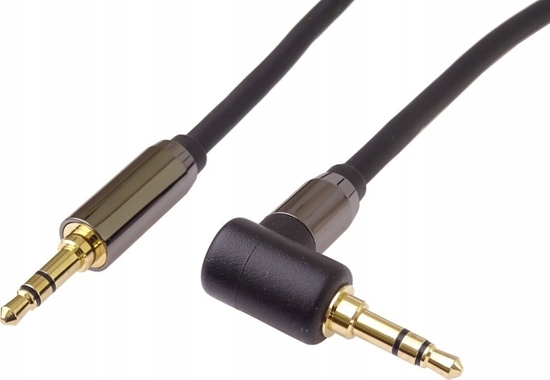Picture of Kabel PremiumCord Jack 3.5mm - Jack 3.5mm 1.5m czarny (kjqmm015-90)