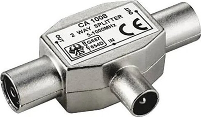 Attēls no PremiumCord PremiumCord TV antenní sluova-rozboova IEC 75 Ohm 1xM-2xF