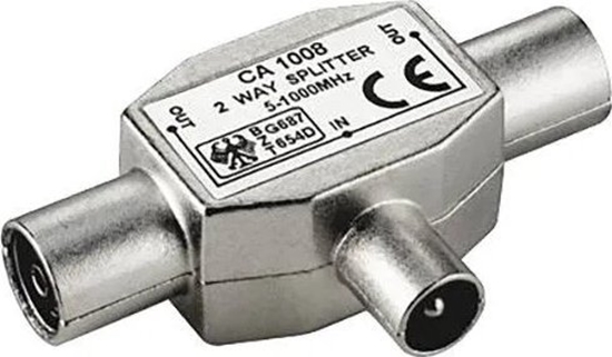 Picture of PremiumCord PremiumCord TV antenní sluova-rozboova IEC 75 Ohm 1xM-2xF